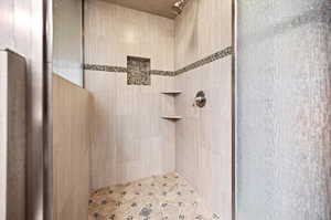 Bathroom #3.  Amazing tile work in shower