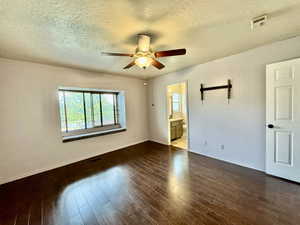 Primary bedroom with attached 3/4 bath