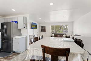 Dining room featuring hardwood / wood-style floors