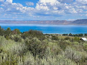 Water view featuring a mountain view