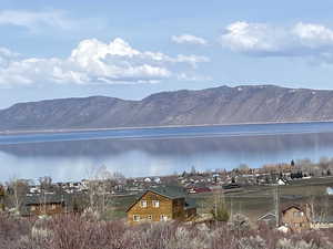 Exterior space featuring a water view