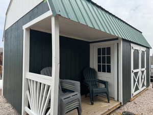 View of outbuilding