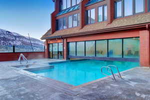 Heated Inside and Outside Pool and Hottub