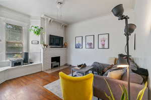 Living Room of One Bedroom Apartment