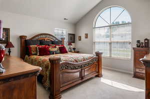 Another oversized bedroom with lots of natural light