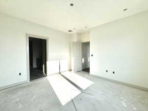 View of unfurnished bedroom