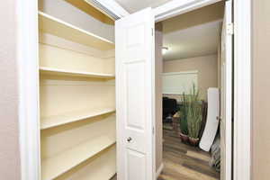 View of closet