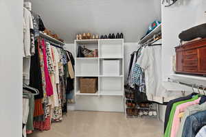 Primary walk-in closet