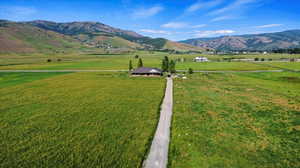 View of mountain feature with a mountain view