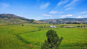 View of mountain feature featuring a rural view