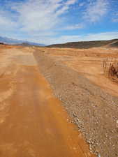 View of road featuring a mountain view