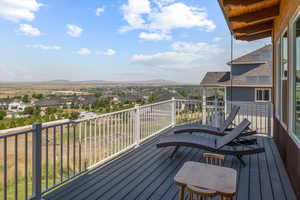 View of deck