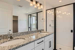 Primary Bath *Photo of similar floorplan in different community, options and finishes vary*