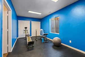 View of exercise room