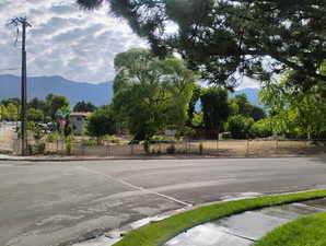 View of road featuring a mountain view