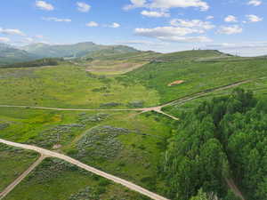 View of mountain feature with a rural view