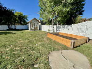 Shed and garden planters