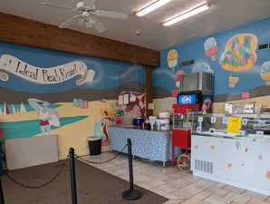 Ice cream inside store