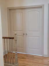 Double doors to large Main bedroom.