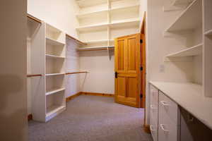 Primary walk in closet