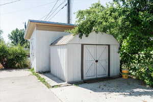 View of outdoor structure