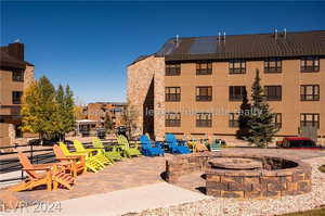 Exterior space featuring a fire pit