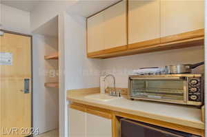 Kitchen featuring sink