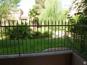 View of pond from main patio