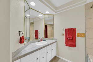 Master Bath countertop/cabinets