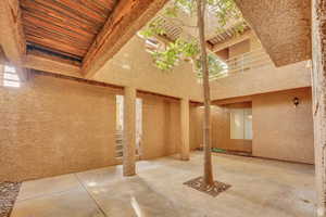 Atrium/Front Patio Entrance to Condo