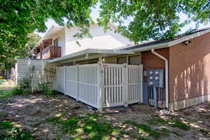 View of back of house