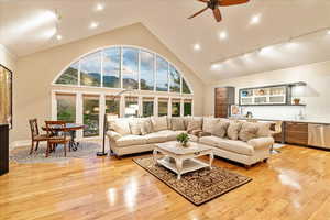 Large Family room with Wet Bar