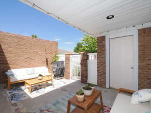 View of patio / terrace featuring outdoor lounge area