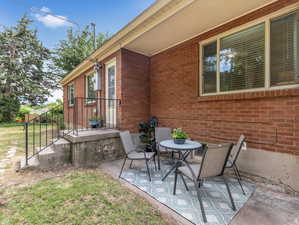 Back patio off kitchen