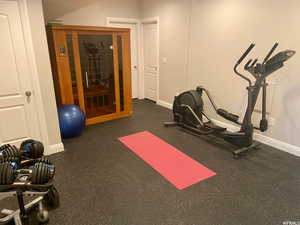 View of workout room