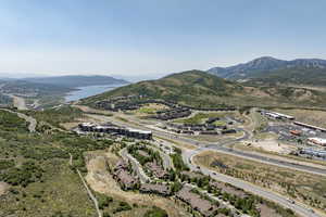 View of mountain feature featuring a water view