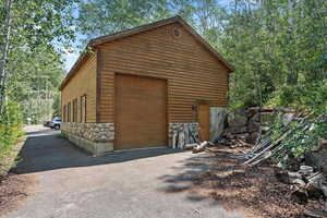 Back entrance/exit Detached Garage