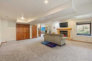 basement living room