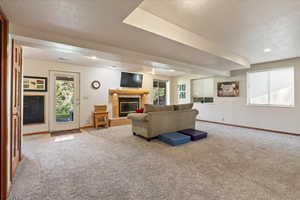 basement living room