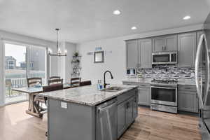 Tile Backsplash - Granite Countertops