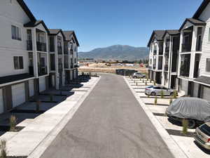 View of road featuring a mountain view