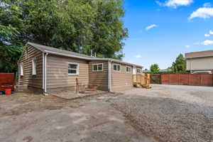 View of back of property