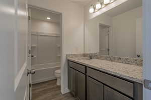 Shared Upstairs Bath *Photo of similar floorplan, options and finishes will vary*