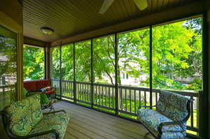 COVERED SCREENED DECK!