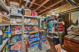 BASEMENT STORAGE! THERE IS ALSO COLD STORAGE!