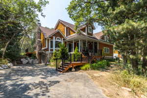 View of front of home with covered porch