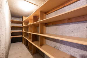 View of storage room