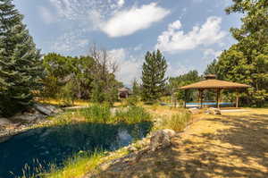 View of community with a gazebo