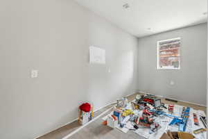 Interior space with light wood-type flooring