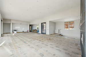 View of unfurnished living room